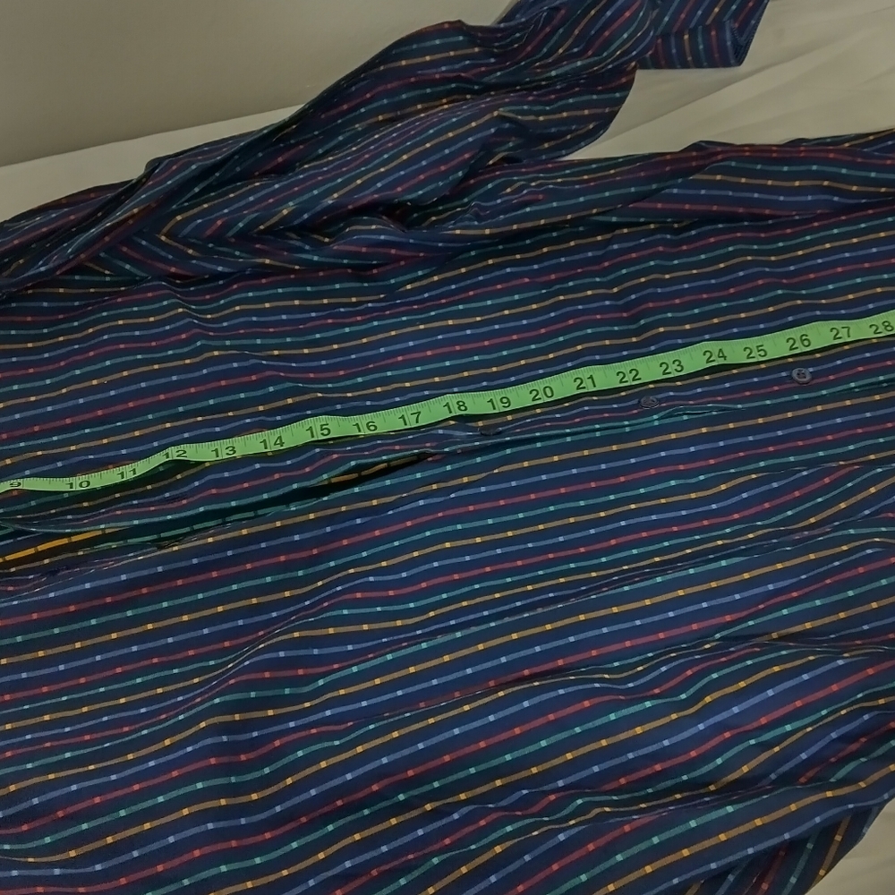 Colorful Striped Button-Up Shirt - Picture 8 of 10